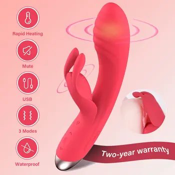 YAMiEE Vibradores Adultos Novos Brinquedos Sexuais Ponto G, a Função de Aquecimento Vibrações e Clitóris Varinha Massageador para Mulher Masturbador