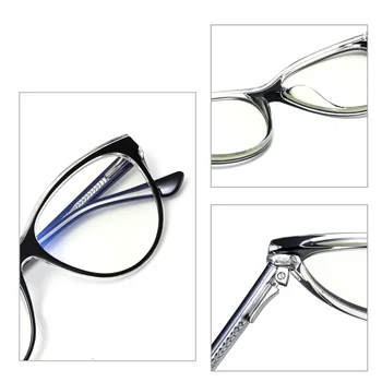 TR90 Ultraleve Mulheres Homens Óculos de grau Retro Anti Luz Azul Limpar Lente de Óculos com Presbiopia +1.0 1.5 2.0 3.0 3.5 4.0