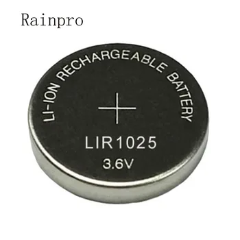 5PCS/MONTE LIR1025 recarregável bateria de lítio de 3,6 V bateria recarregável pode substituir 3V CR1025 bateria de lítio