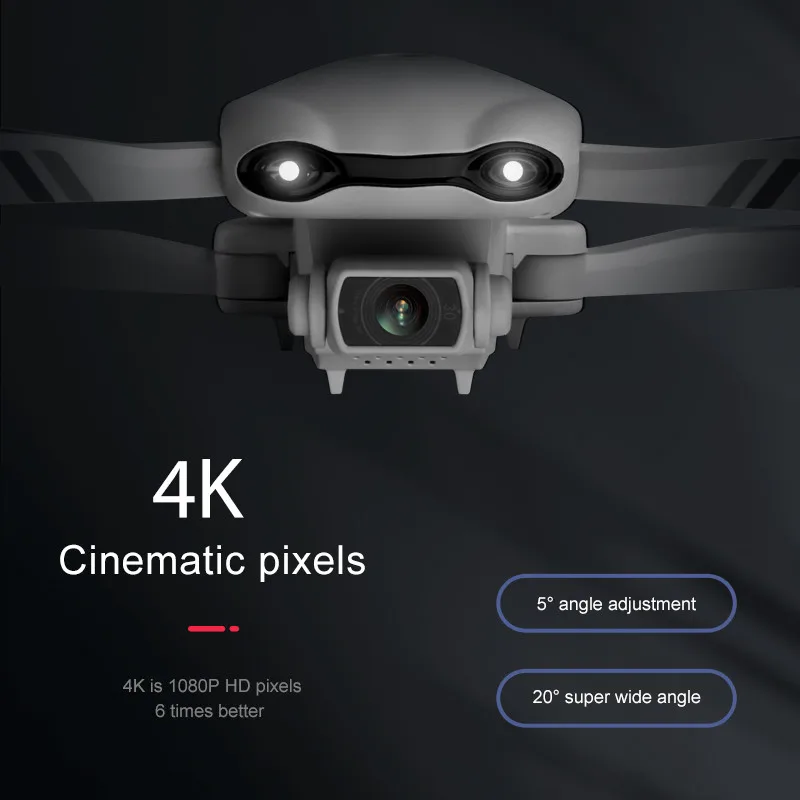 2021 Novo 4K HD dual câmera com GPS 5G WIFI grande angular FPV transmissão em tempo real rc distância de 2km profissional drone