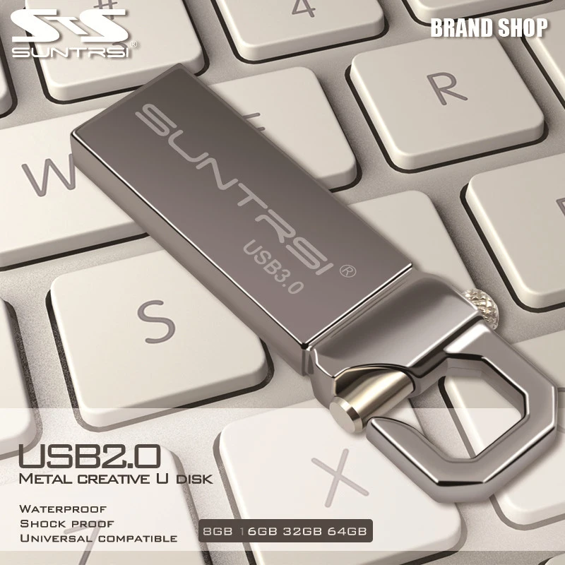 Suntrsi Usb 3.0 OTG pen drive de 128 gb à prova d'água para SmartPhone/Tablet/PC 8GB 16GB USB flash drive 32GB 64GB Alta velocidade Pendrive