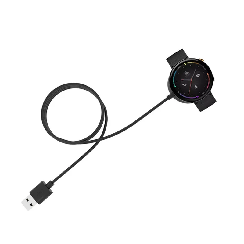 Smartwatch Dock Carregador Adaptador USB Cabo de Carregamento Rápido para Amazfit Nexo Assistir A1903 Esporte relógio de Pulso Inteligente de Carga Acessórios