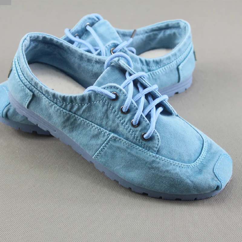 2021 Verão Novo Estilo Único Mulheres Sapatos De Pequim Antigo Pano De Sapatos De Lona Denim, Sapatos + Bordado A Mao Palmilha Quente