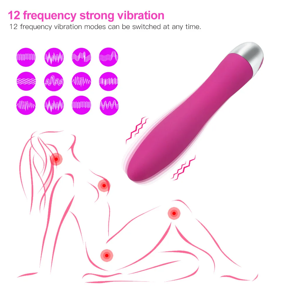 Multi-velocidade do Ponto de G Vagina Vibrador Recarregável Clitóris Butt Plug Anal Erótica Brinquedos Sexuais para a Mulher Adultos do sexo Feminino Vibrador Vibrador
