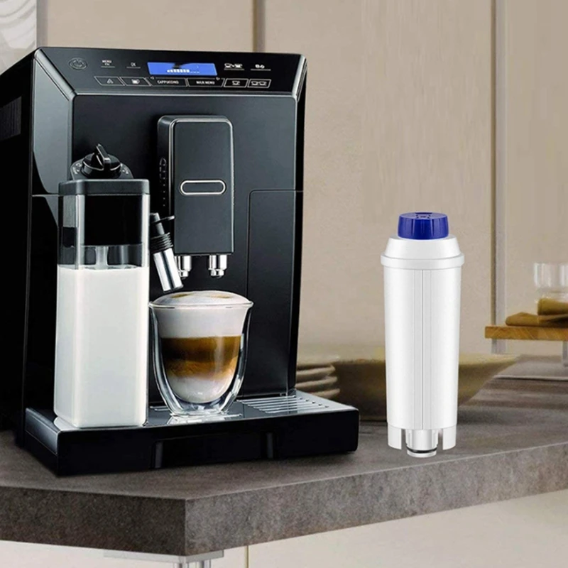 3Pcs Máquina de Café Filtro de Água para a DeLonghi DLSC002, Apto para a De'Longhi ECAM, ETAM, EC680, EC800