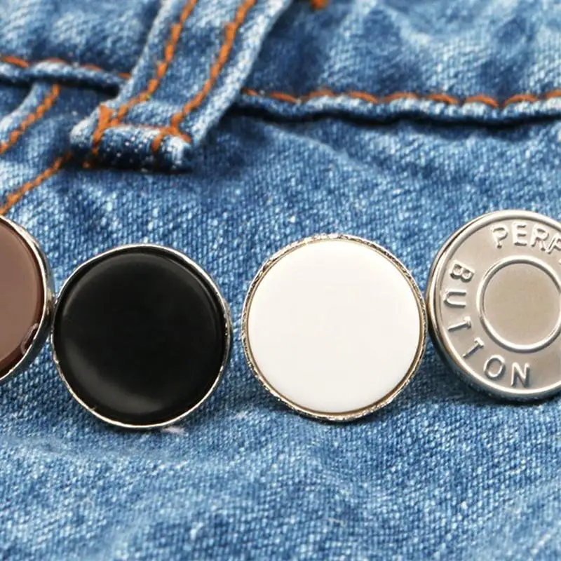 Substituição de Jean Botões de Não Costurar o Instant Button 17mm Destacável Calças Botão