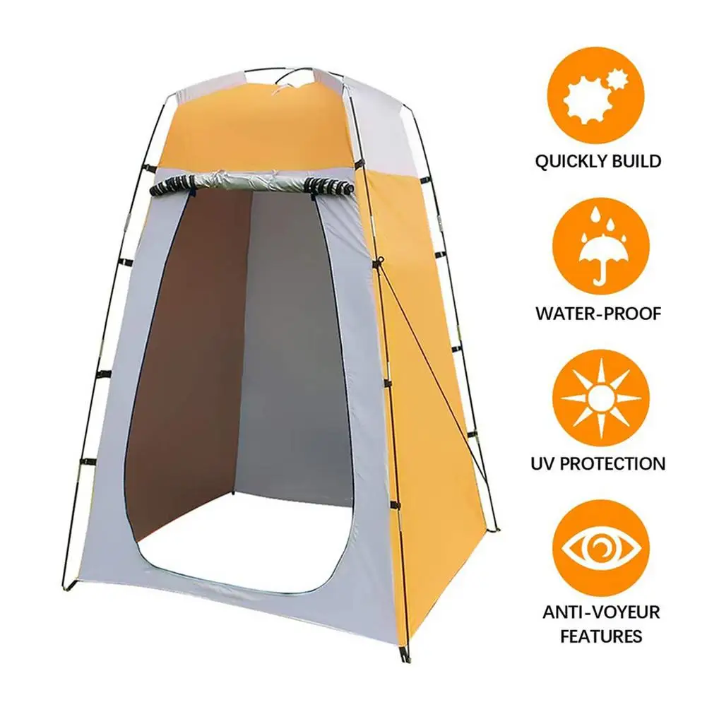 Portátil de Privacidade Duche Wc Camping Pop-Up da Tenda de Camuflagem Anti-UV função Exterior Vestir Tenda Tenda de fotografia