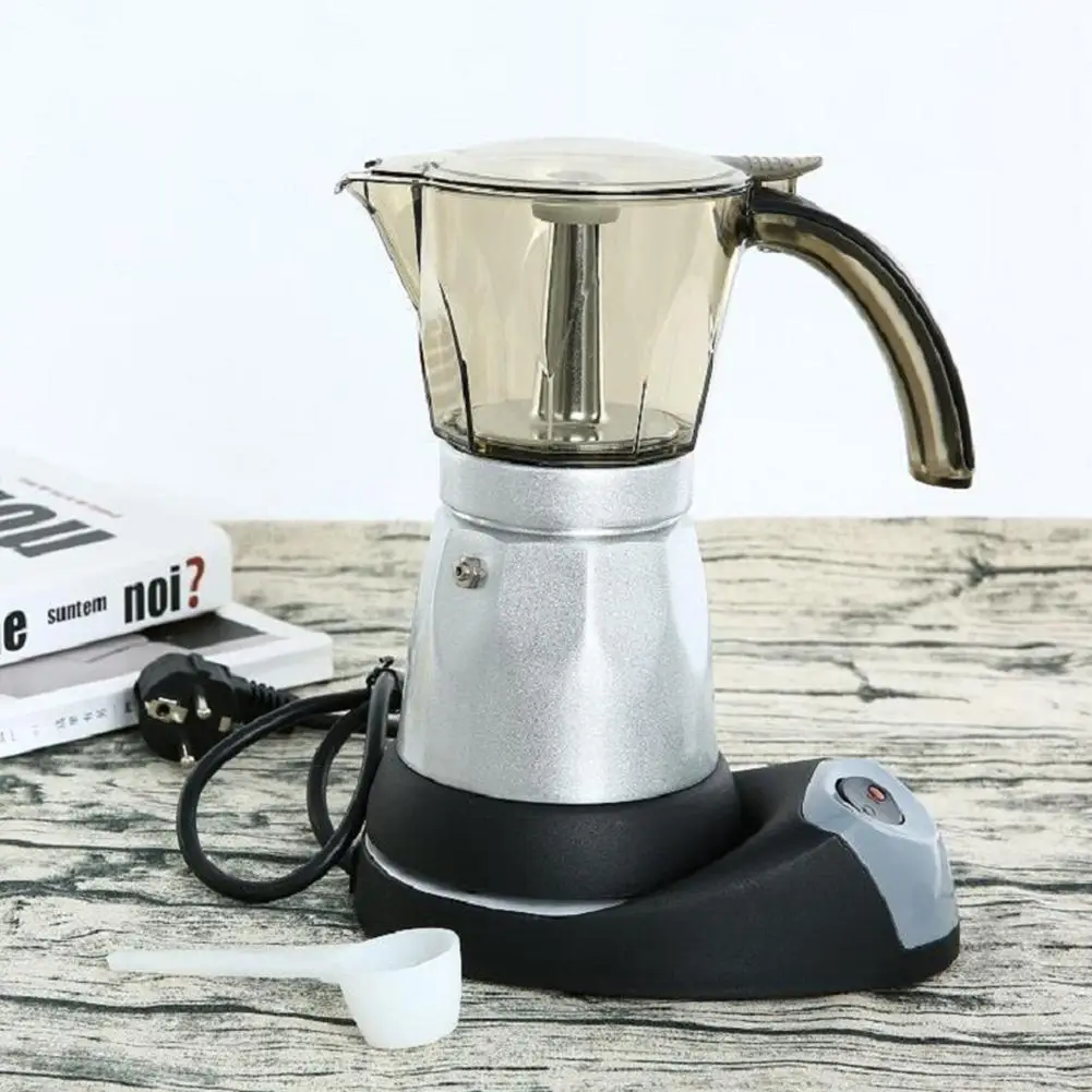 300ml UE Plug cafeteira Elétrica do Aço Inoxidável de café Expresso Café Mocha Pote Coador de Ferramentas de Filtro da Máquina de café Expresso italiano