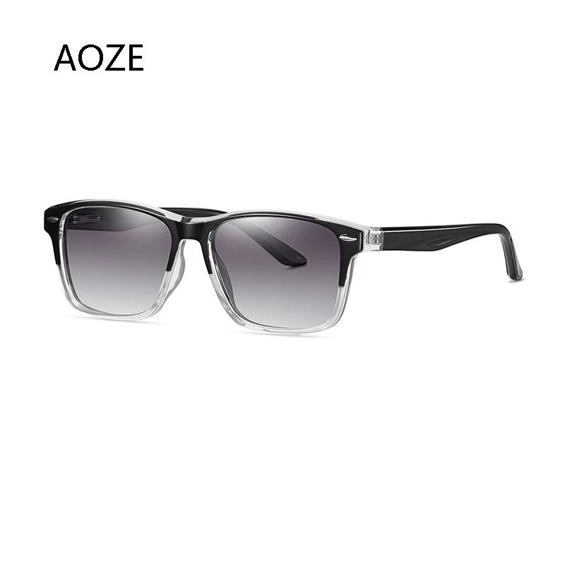 AOZE 2021 Homens do tipo Retro Polarizada TR90 Gradiente de Óculos de Homens, Óculos Vintage Acessórios de Óculos de Sol oculos de sol UV400