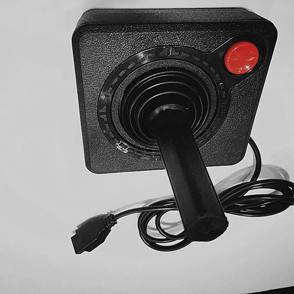 Atualizado 1,5 M de Jogos Joystick Controlador Para o Atari 2600 jogo de balancim Com 4-way Alavanca E um Único Botão de Ação Retro Gamepad