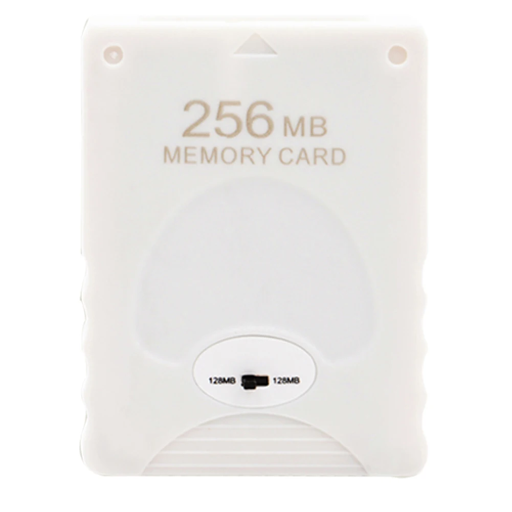 256MB Cartão de Memória Jogo de Consolas Acessórios Console de Jogo de Cartão de Memória para Sony PlayStation 2 PS2 de Armazenamento de Dados, Adaptador