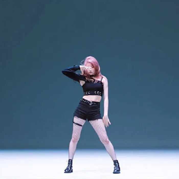 Kpop Coreano Celebridade Boate Show Sexy Sem Alças, Manga Longa Funda T-Shirt Tops+Preto Slim Dança De Cintura Alta, Shorts De Mulheres Conjuntos