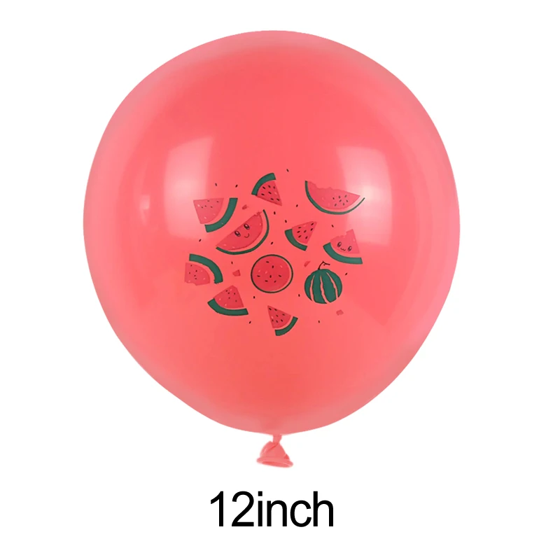 10pcs 12inch Balões de Látex Melancia-Bola de Verão, Festa de Aniversário, Casamento, chá de Bebê de Confete Balão de Ar Globos