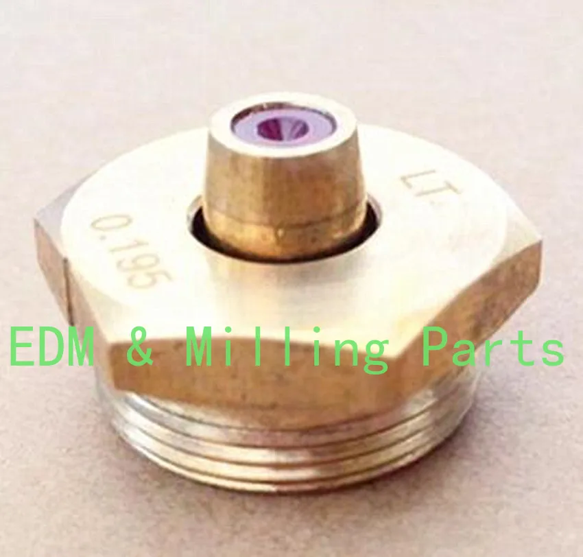 1PC Fio EDM Cortar Rubi Diamante Guia de Bico 0.192 mm 0.195 mm 0.215 mm Para CNC Faíscas Máquina de Serviço