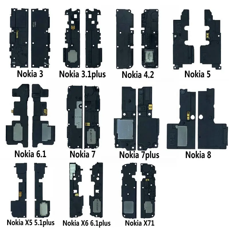 Novo Alto-Falante Campainha Toque Flex Peças de Substituição Para o Nokia 3 3.1 plus 4.2 5 6.1 7 7plus 8 X5 5.1 plus X6 plus 6.1 X71