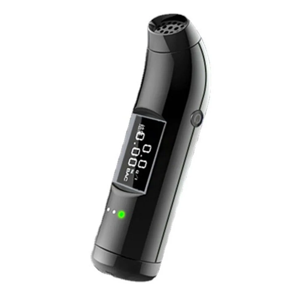 Bafômetro Digital Portátil, Display LED Verificador do Álcool da Respiração Analisador Profissional Recarregável USB Dispositivo de Detecção de Álcool