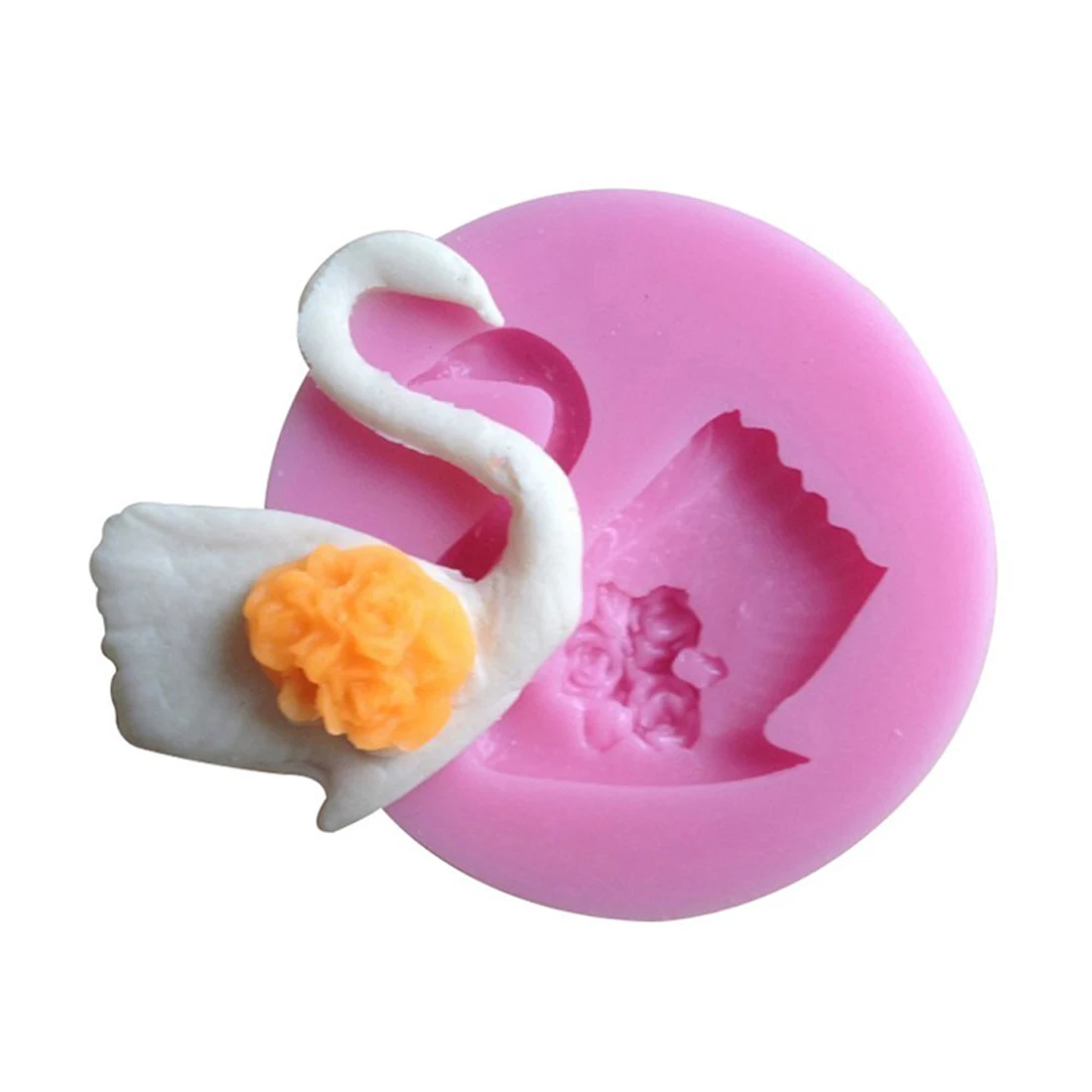 Novo! 3D Swan Bolo Bakeware Molde 3D Molde de Silicone DIY de Chocolate, Geléia, Doces de Pastelaria, Decoração de Sabão Molde Cozinha DIY Ferramentas
