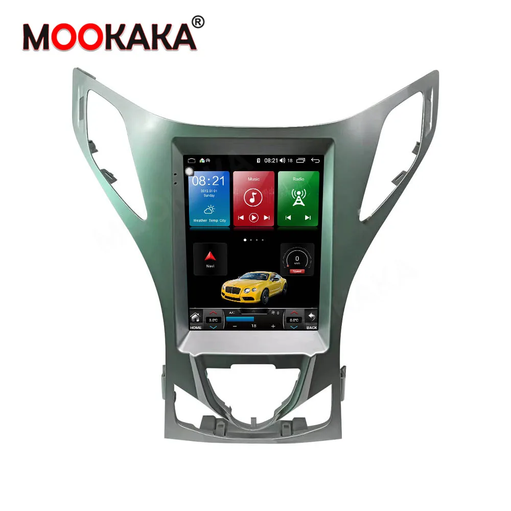 6+128G Tesla Tela Android 10.0 Para Hyundai AZERA Grandeza i55 auto-Rádio de Navegação GPS Multimídia Cabeça de Jogador Unidade Carplay DSP