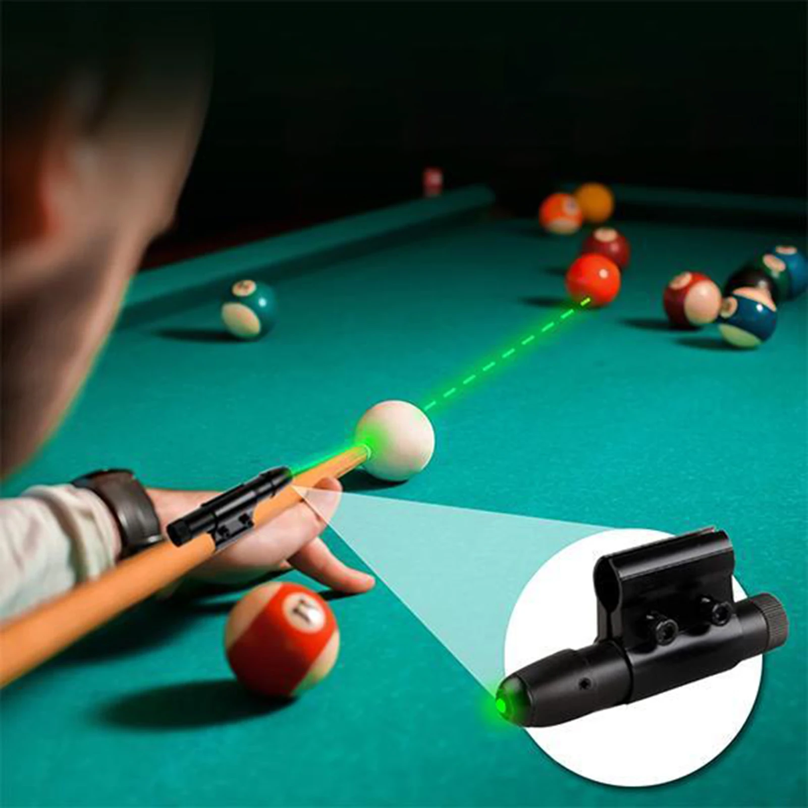 Snooker Visando Guia de Bilhar Vista Auxiliar de Colimação para a Formação do Pool Cue Ajuda Prática Corretor de Melhorar a Ferramenta PUZ777