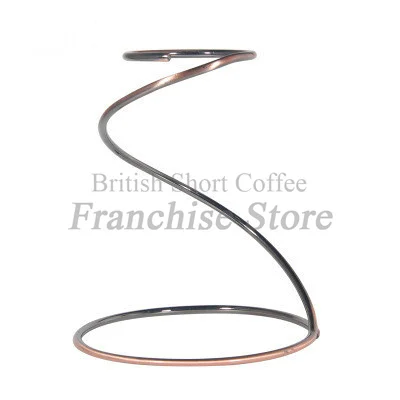 Em Espiral de Metal V60 Café Titular, Apropriado para o Café Americano de Mão de Cerveja e Café/leite Domésticos e Café Conjunto de ferramentas de Café Rack