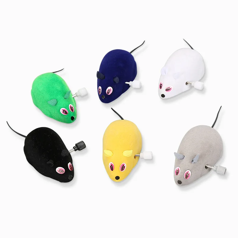 O Brinquedo Do Gato Auto-Mecânica Mouse Engraçado De Pelúcia Brinquedo Do Gato Pet Gatinho Vocal De Segurança De Brinquedos De Pelúcia Pequeno Rato Brinquedo Interativo Presente Para Gatos