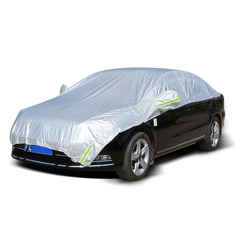 Tampas do carro Impermeável SUV Automático à Prova de Sol Sombra Faixa Reflexiva de Poeira Exterior de Protecção de Chuva Universal de Verão Em Acessórios para carros