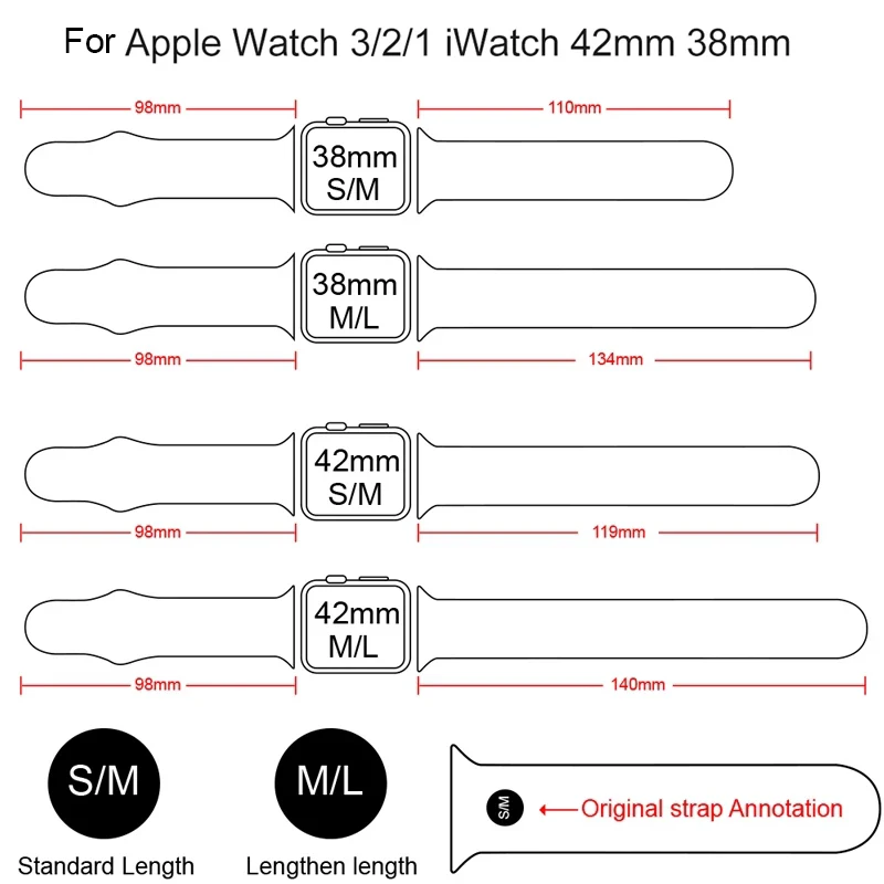 Pulseira de Silicone Para Apple faixa de Relógio de 44mm 40mm 38mm 42mm Preto Unity/ex-diretor do Smartwatch Correia Esporte Pulseira iWatch Série 3 4 5 6 se
