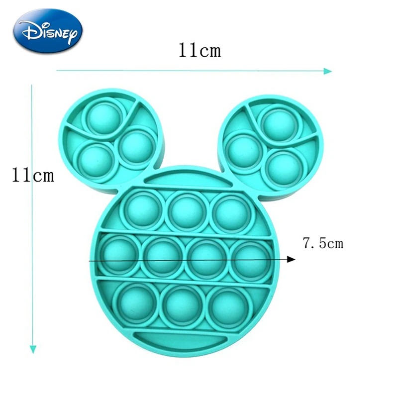 Disney Mickey Mouse Sensorial Pop Fidget Brinquedos Stress Anti-Stress Alívio da Ansiedade Kawaii Minnie Brinquedos para Homens, Mulheres, Crianças Presente