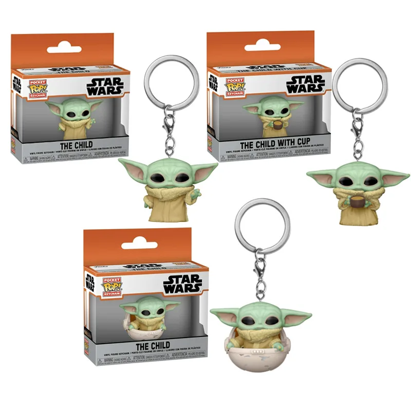 Disney Star-Wars Keychain A Criança Yoda Figura De Ação De Recolha De Brinquedos Funko