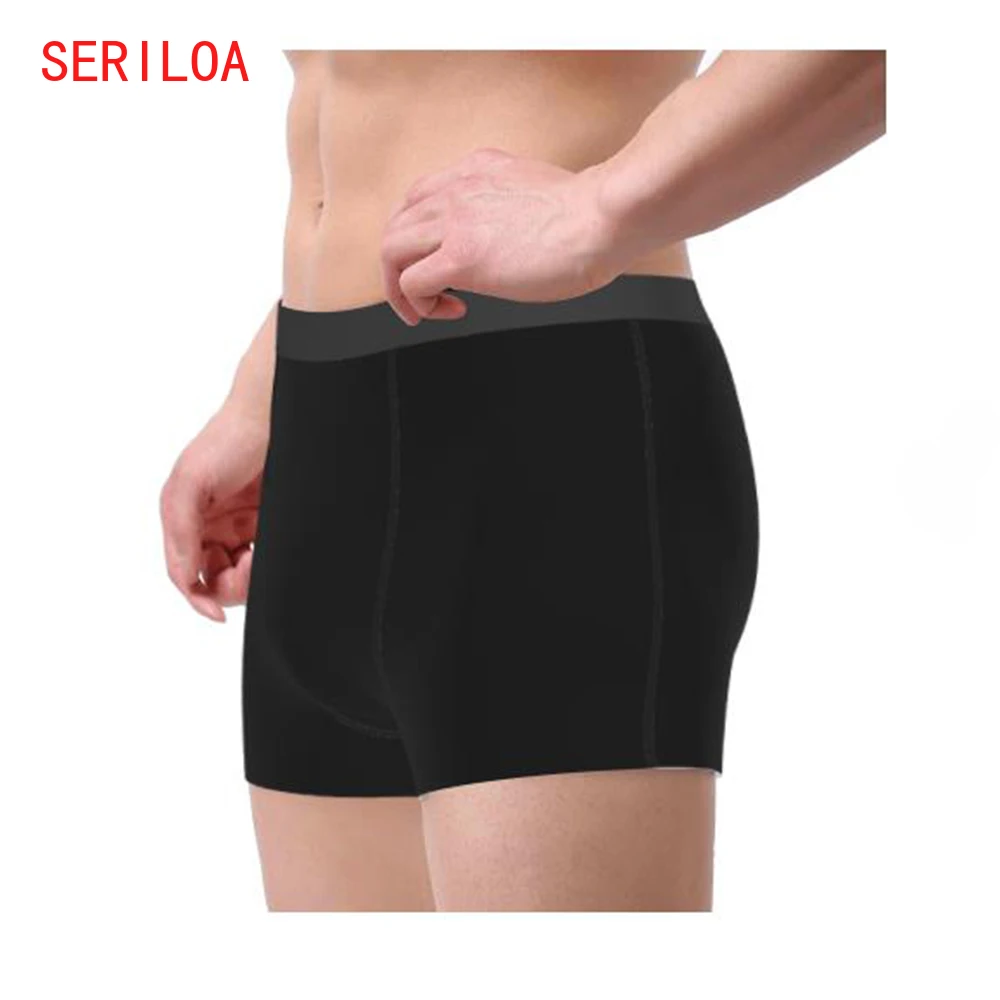 5PC/Homem MUITO Underwear Personalizado Logotipo de Imagem Imagem que os Homens Boxer Calça Confortável Respirável Cuecas de Impressão 3D Design Personalizado