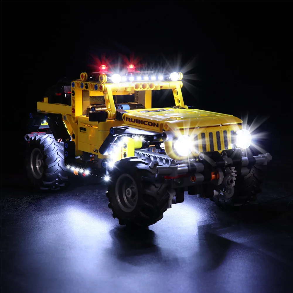 Diodo emissor de Luz, Kit Para 42122 Jeep Wrangler (só Diodo emissor de Luz, Sem Bloco de Kit)
