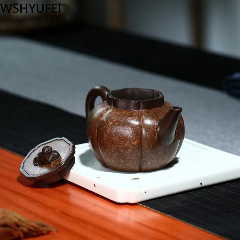 Chinês Retro bules Yixing roxo argila filtro de chá de panela belezas chaleira Família Boutique de chá de cerimônia de Chá de suprimentos 250ml