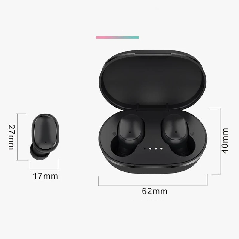 A6S TWS Fone de ouvido Bluetooth sem Fio do Fone de ouvido in-ear Fone de ouvido sport Fones de ouvido Fones de ouvido caixa de carregamento para xiaomi huawei fones de ouvido