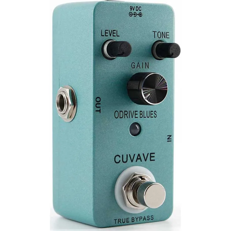 CUVAVE ODRIVE BLUES Mini Overdrive de Efeitos de Guitarra Pedal True Bypass Pedal de Instrumentos Musicais