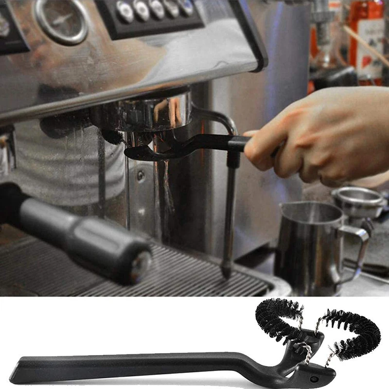 51mm/58mm Máquina de Café Escova do Aspirador máquina de Café Espresso de Limpeza da Cabeça de Redondos Barista Moedor de Ferramentas de limpeza