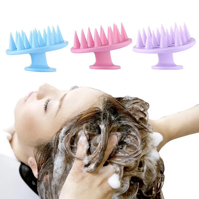 Novo Shampoo Massagem de Cabelo Pente de Massagem na Cabeça Hairbush do Emagrecimento do couro cabeludo, massager do Chuveiro bush para uma massagem a seco Pentes para cabelo Ferramenta de Cuidados