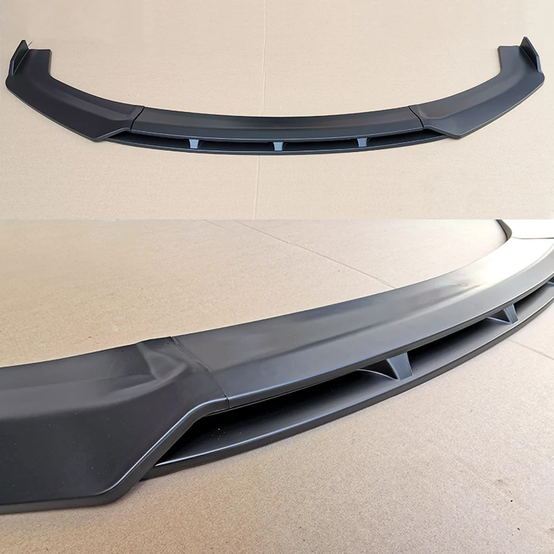 Pára-choque dianteiro, Spoiler Protetor de Placa Lábio Para Peugeot 508 2019 Tipo DGS Body Kit Divisor de Carbono da Superfície do Queixo Pá