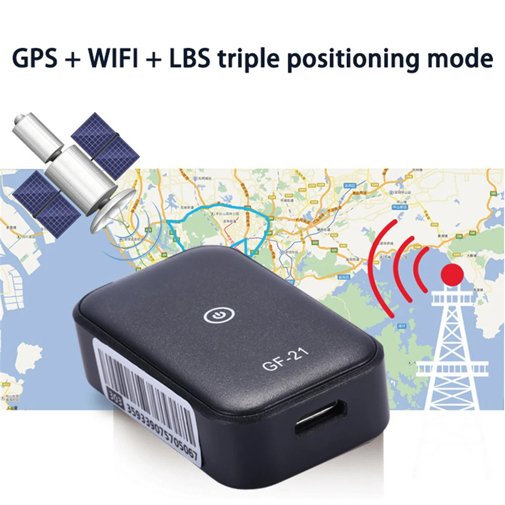 Perseguidor de GPS do carro do Tempo Real de Voz, Controlo Anti-Lost Dispositivo Localizador GF21 Anti-Dispositivo perdido Som de Alarme a Monitorar o Dispositivo de Rastreamento GPS