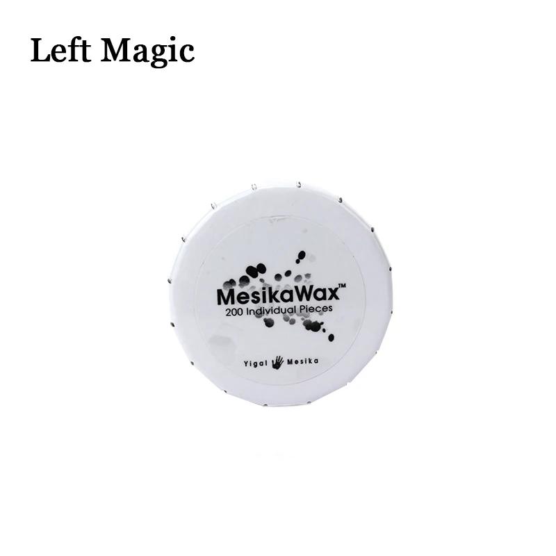 1pc Caixa de Cera Branca Usada Por um fio Invisível Magia Acessório Fase de Perto Ilusões Truques de Mágica Habilidade de Adereços