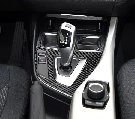 Carro caixa de engrenagens a velocidade do ar tampa, BMW F20 F21 LHD de fibra de carbono, adesivo decorativo, série 1 116i 118i, acessórios