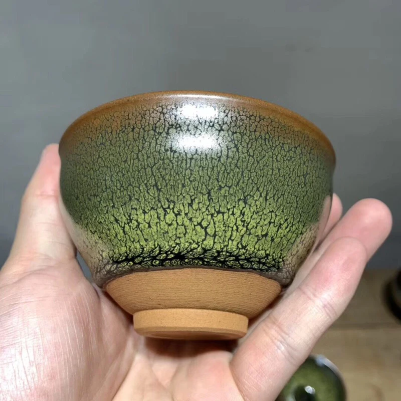 Jianzhan nova cerâmica de sopa copo de cerâmica grosseira totalmente artesanal xícara (chá) originalidade xícara de Café, copos de vinho