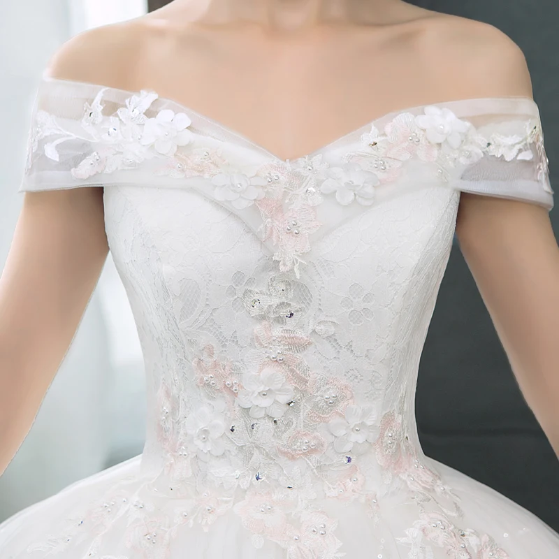 V-neck Vestido de Casamento Para Noivas Lace Up de Luxo Simplicidade Vestidos de Vestidos de baile de Casamento Dressses