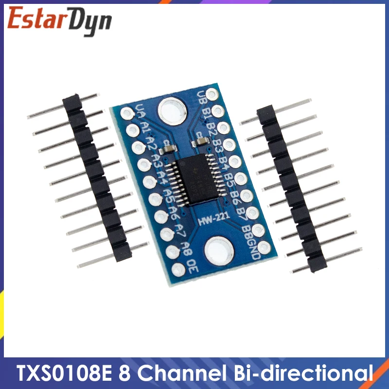 3.3 V 5V TXS0108E 8 Canais Lógica de Nível Bi-direcional Módulo Conversor de TXB0108 Mútuo Módulo de conversão TXS0108
