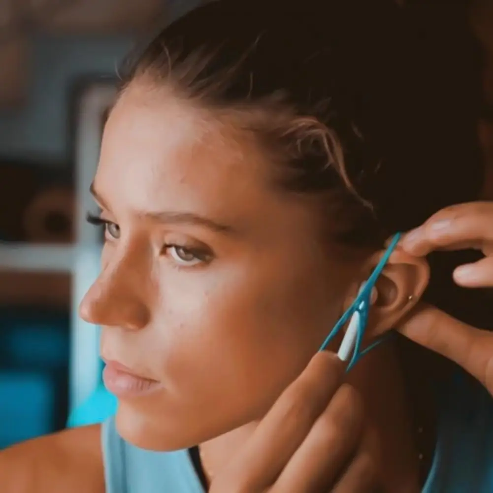 2Pcs Keepods de Silicone Tampão de ouvido Bluetooth Titular Anti-queda Tampão de Fixação de Tampa de Protecção Esportes Anti-perda de Fone de ouvido Titular