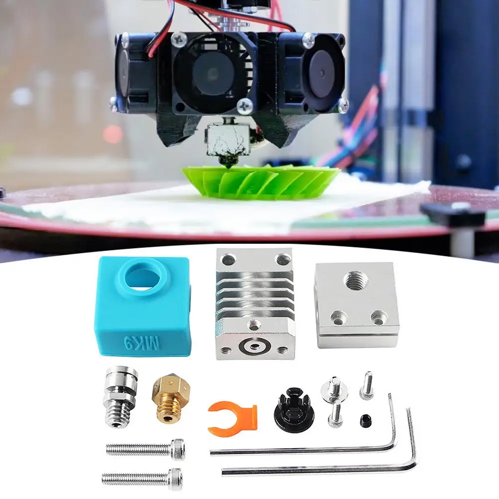 1Set Impressora 3D de Peças de Metal Hotend Extrusora Kit Para CR 10 CR-10S Ender 3/3 Pro Impressoras Parte De 1,75 Filamento/0,4 MM Bocal