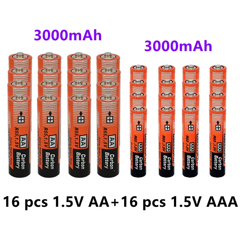 2021, com 1,5 V AA LR6 AM3 E91 MN1500 Alcalinas Pilhas 1,5 v AAA bateria de Brinquedo de Controle Remoto de luz Batery