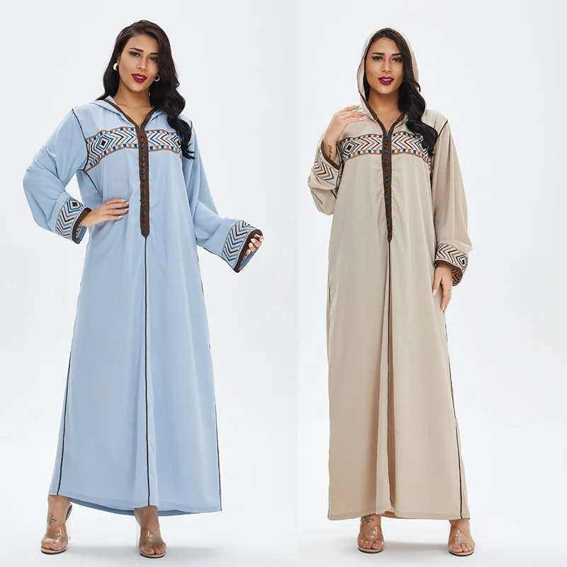 O Ramadã Abaya Dubai Vestimenta Muçulmana Mulheres Turquia Eid Mubarak Turco Abayas Islã Roupas Caftan Marocain Vestes Longue Vestidos
