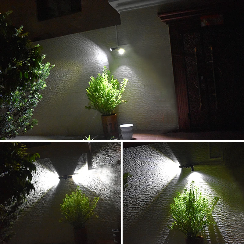 14 LEDs Super Brilhantes Sensor de Movimento de PIR Lâmpada Solar Exterior de Rua Waterproof Luzes de Jardim Iluminação de Segurança