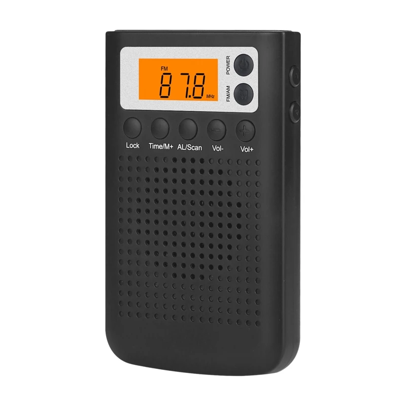 Rádio portátil Retekess Rádio FM/AM Digital Mini som Portátil de Audição de Rádio para Os Idosos Alimentado por Bateria