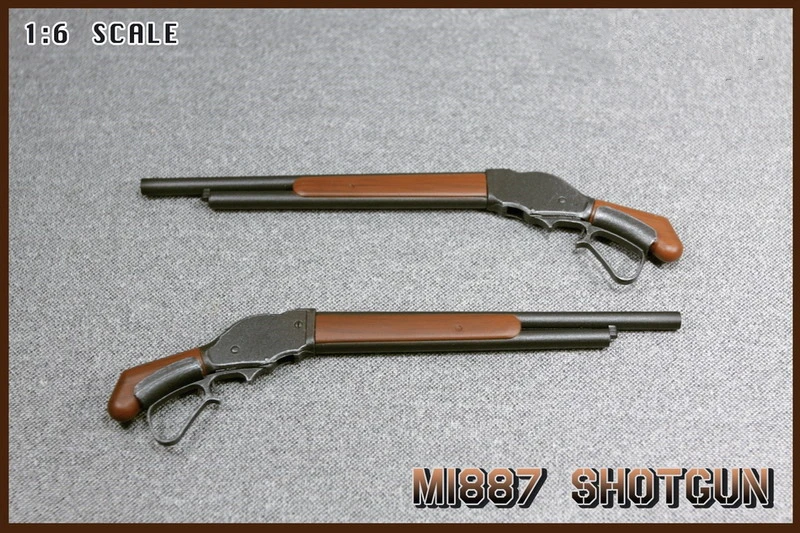 1/6 Escala M1887 Espingarda Pistola de Armas de Plástico Modelo de Brinquedos para 12